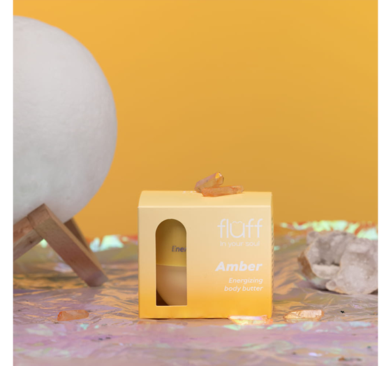 FLUFF IN YOUR SOUL BELEBENDE KÖRPERBUTTER MIT BERNSTEIN 150ML