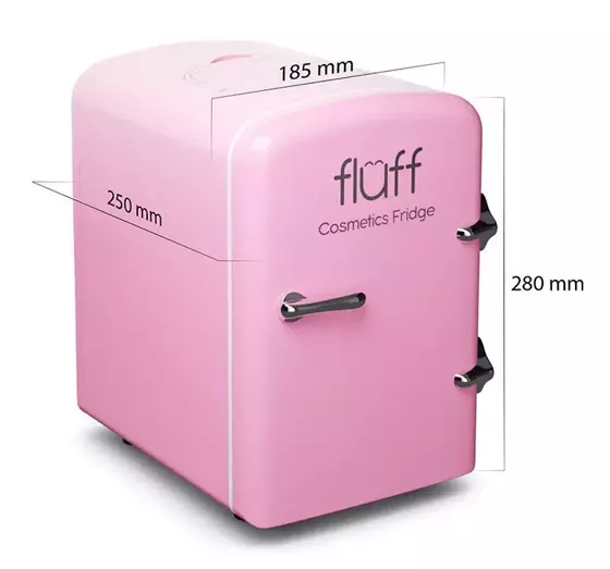 FLUFF MINI KÜHLSCHRANK ROSA