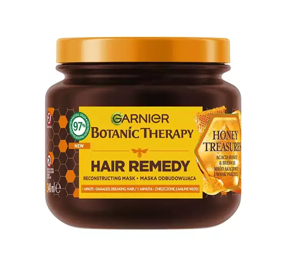 GARNIER BOTANIC THERAPY MASKE FÜR BESCHÄDIGTES HAAR MIT AKAZIENHONIG 340ML