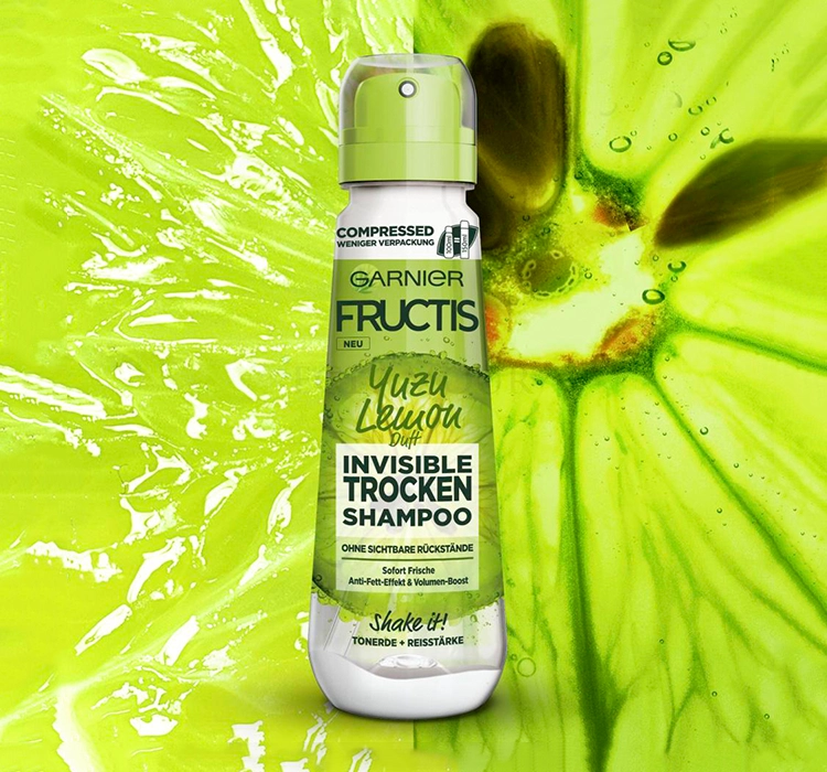 GARNIER FRUCTIS TROCKENSHAMPOO FÜR HAARE YUZU LEMON 100ML