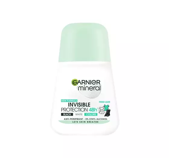 GARNIER MINERAL INVISIBLE PROTECTION 48H FRESH ALOE ANTITRANSPIRANT ROLL-ON 50ML