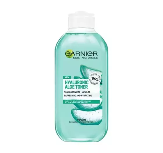 GARNIER SKIN NATURALS HYALURONIC ALOE TONER FEUCHTIGKEITSSPENDENDES TONIKUM 200ML