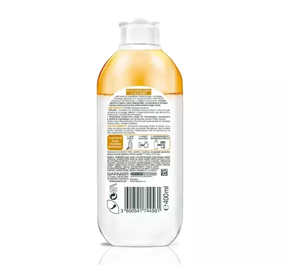 GARNIER SKIN NATURALS MIZELLENWASSER MIT ARGANÖL 400ML