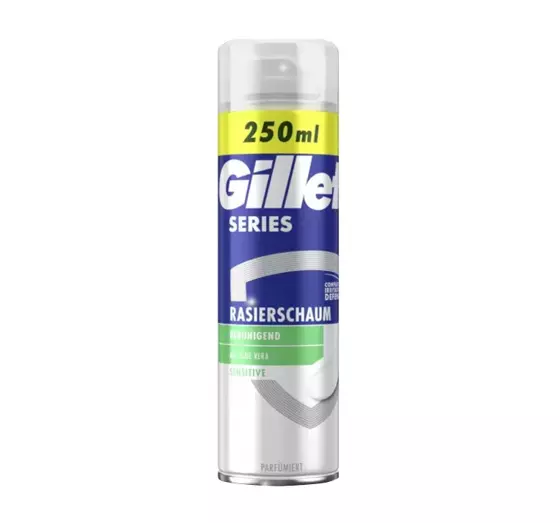 GILLETTE SERIES 3X RASIERSCHAUM SENSITIVE MIT ALOE 250ML