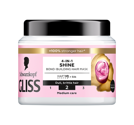 GLISS 4-IN-1 SHINE HAARMASKE 400ML