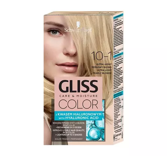 GLISS CARE & MOISTURE COLOR HAARFARBE MIT HYALURONSÄURE 10-1