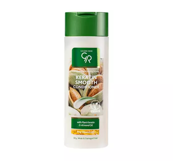 GOLDEN ROSE KERATIN SMOOTH SPÜLUNG FÜR TROCKENES,  FEINES UND BESCHÄDIGTES HAAR 430ML