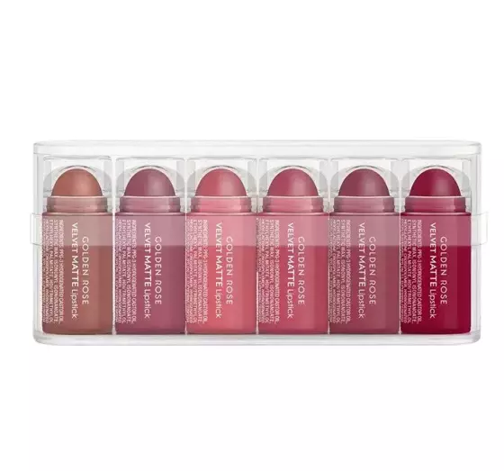 GOLDEN ROSE VELVET MATTE LIPSTICK 6 MINI LIPPENSTIFTE SET