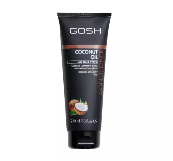 GOSH COCONUT OIL VEGANER CONDITIONER FÜR HAARE MIT GESPALTENEN SPITZEN 230ML