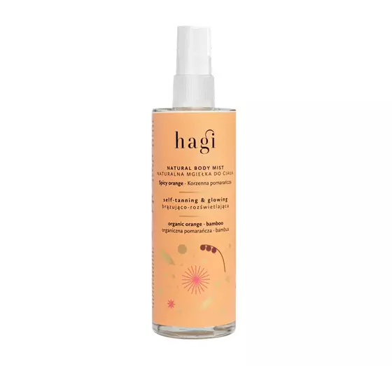 HAGI NATÜRLICHER KÖRPERSPRAY BRÄUNEND-AUFHELLEND SPICY ORANGE 100ML