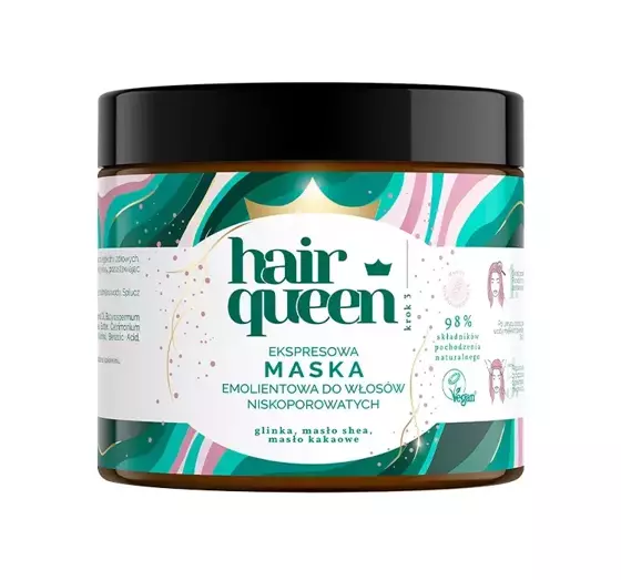 HAIR QUEEN EXPRESSMASKE FÜR NIEDRIG PORÖSE HAARE 400ML