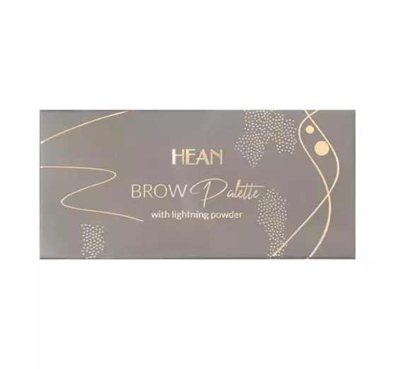 HEAN BROW PALETTE AUGENBRAUENPALETTE MIT AUFHELLENDEM LIDSCHATTEN 02 6G