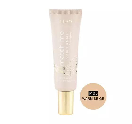 HEAN MATCH ME SMOOTH & MATTE FOUNDATION M05 WARM BEIGE 25ML