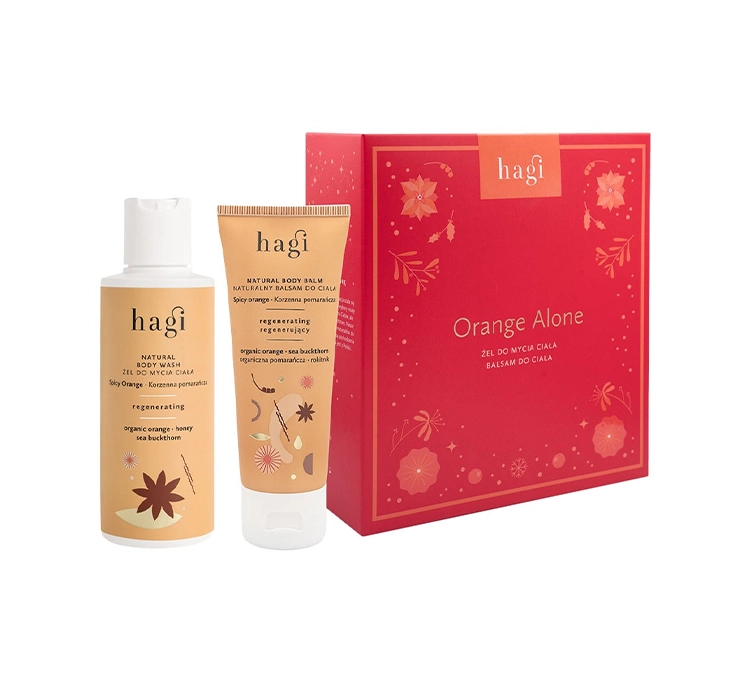 Hagi Orange Alone Körperpflegeset Duschgel + Körperlotion