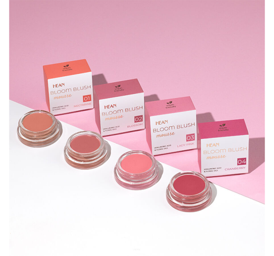 Hean Bloom Blush Rouge in Mousse 04 Cranberry 5g