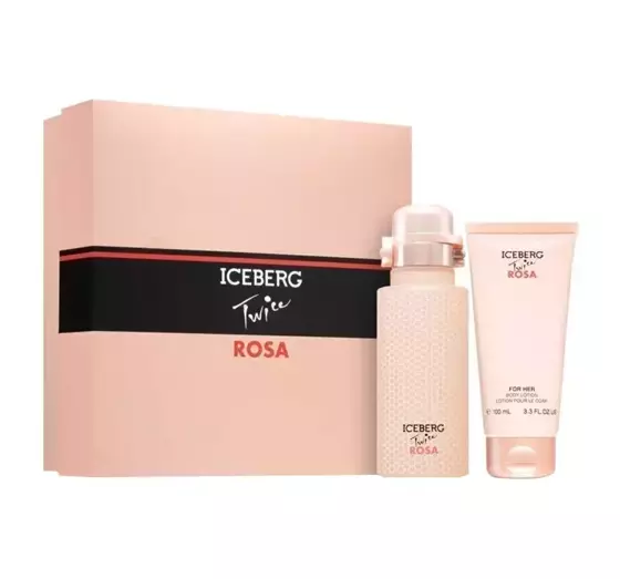 ICEBERG TWICE ROSA FOR HER EDT 125ML + BL 100ML SET