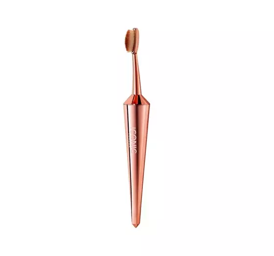 ICONIC LONDON EVO OVAL MAKEUP PINSEL ROSE GOLD 005