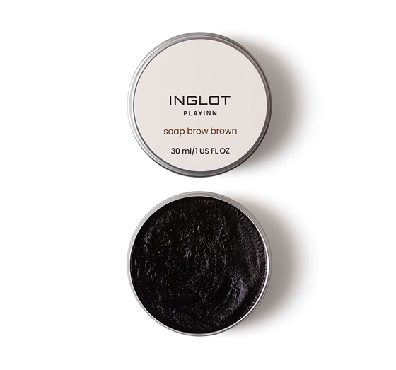 INGLOT PLAYINN SOAP BROW AUGENBRAUENSEIFE BROWN 30ML