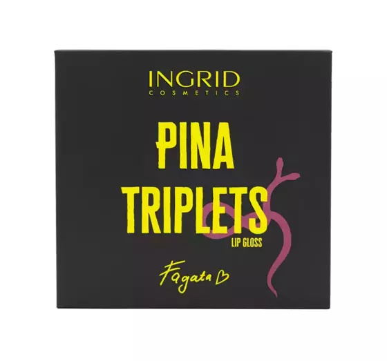 INGRID X FAGATA SET MIT LIPGLOSSEN PINA TRIPLETS 3X4ML