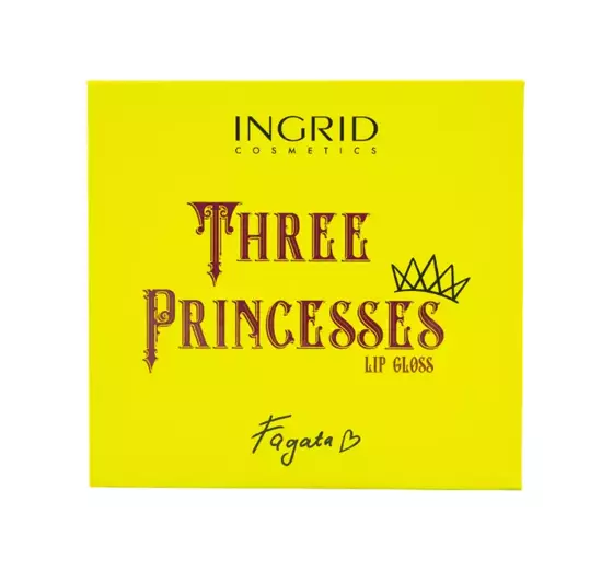 INGRID X FAGATA SET MIT LIPGLOSSEN THREE PRINCESSES 3X4ML