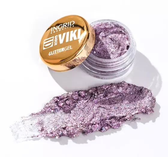 INGRID X VIKI GABOR GLITZER GEL FÜR AUGENLIDER UND KÖRPER 04 PURPLE POP 7G