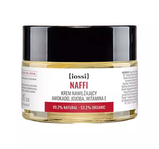 IOSSI NAFFI FEUCHTIGKEITSSCREME MIT AVOCADO- UND JOJOBAÖL 50ML