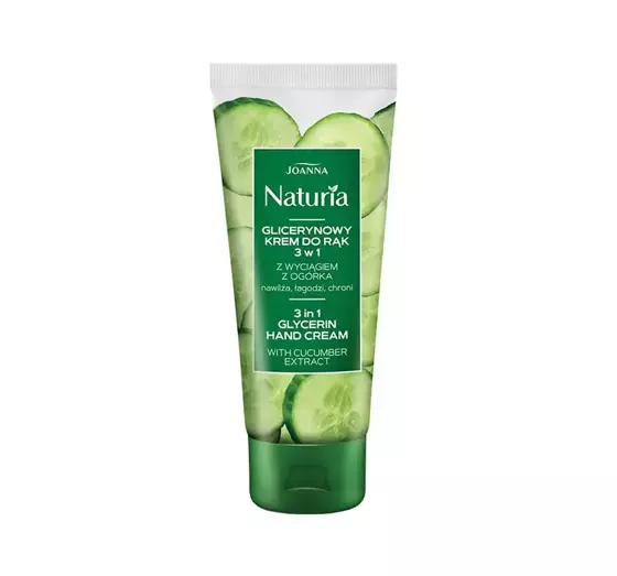 JOANNA NATURIA 3IN1 GLYZERIN-HANDCREME MIT GURKENEXTRAKT 100G