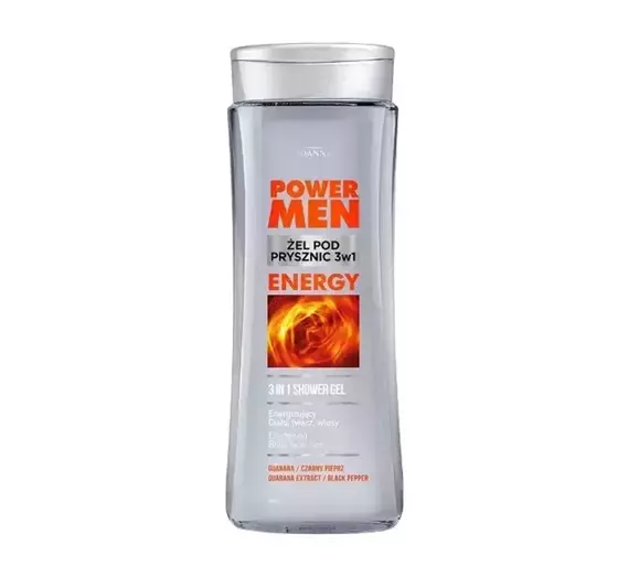 JOANNA POWER MEN 3IN1 DUSCHGEL ENERGY 300ML