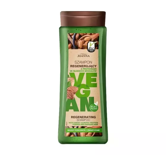 JOANNA VEGAN REGENERIERENDES SHAMPOO MIT MANDELPROTEINEN 300ML