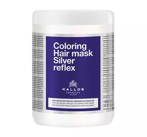 KALLOS SILVER REFLEX MASKE ZUR NEUTRALISIERUNG GELBER HAARTÖNE 1000ML