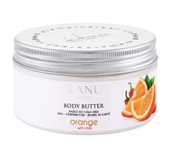 KANU NATURE PFLEGENDE SHEA-KÖRPERBUTTER ORANGE MIT CHILI 190G