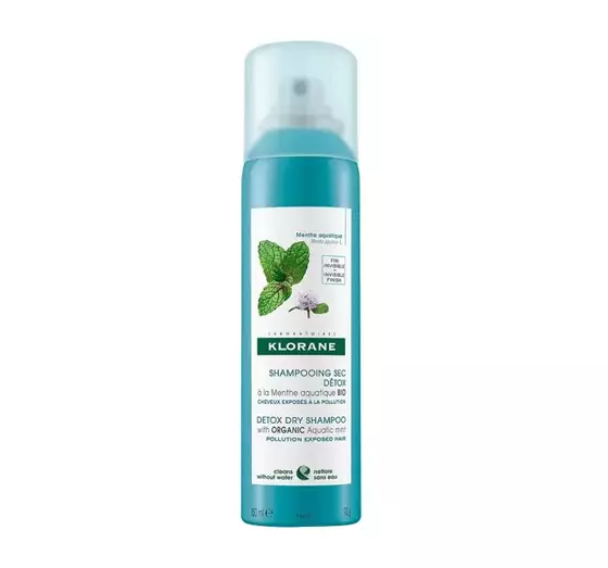 KLORANE ENTGIFTENDES TROCKENSHAMPOO MIT BIO WASSERMINZE 150ML