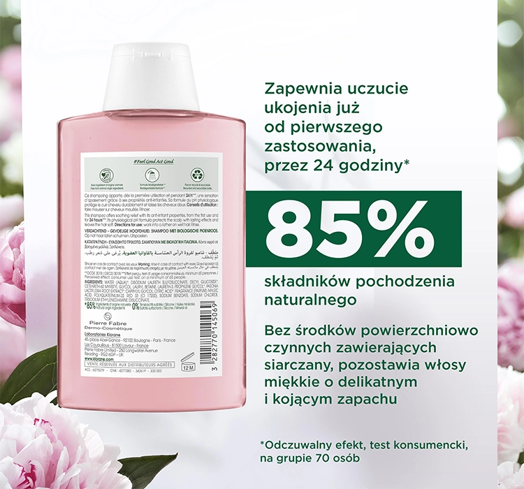 KLORANE LINDERUNG SHAMPOO FÜR EMPFINDLICHE KOPFHAUT 200ML