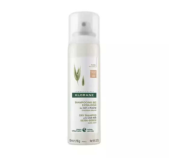 KLORANE ULTRA MILDES TROCKENSHAMPOO MIT HAFEREXTRAKT FÜR DUNKLES HAAR 150ML