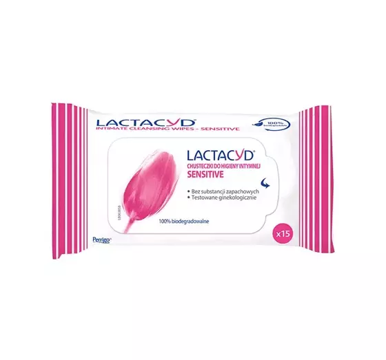 LACTACYD SENSITIVE INTIMPFLEGETÜCHER 15 STÜCK