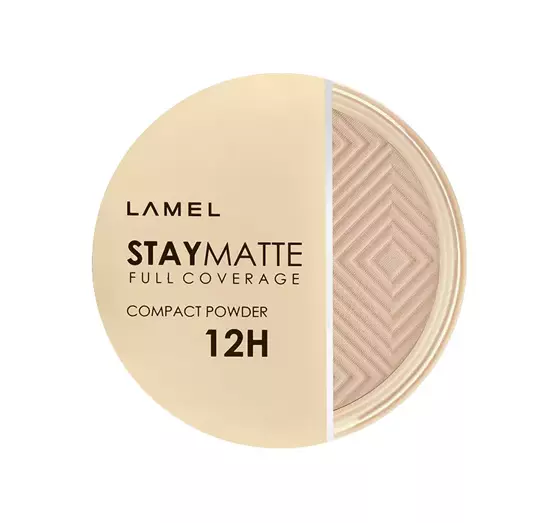 LAMEL STAY MATTE COMPACT POWDER DECKENDES GEPRESSTES PUDER 403 NATURAL 12G