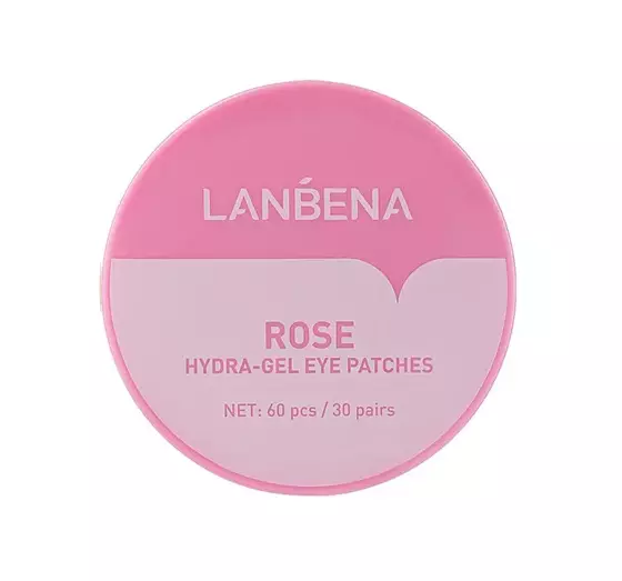 LANBENA HYDRAGEL EYE PATCHES HYDROGEL-AUGENPADS ROSE