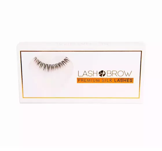 LASH BROW PREMIUM SILK LASHES BE NATURAL KÜNSTLICHE WIMPERN 1 PAAR