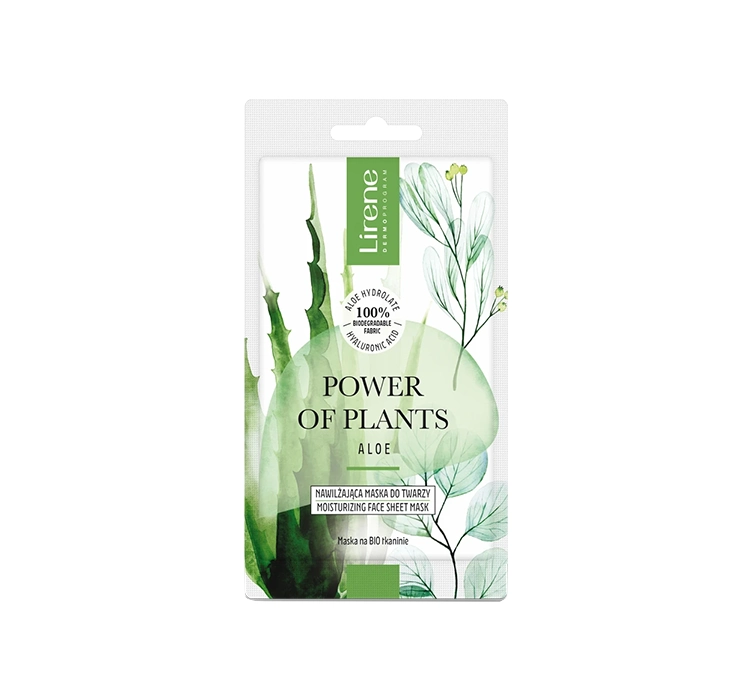 LIRENE POWER OF PLANTS ALOE FEUCHTIGKEITSMASKE FÜR GESICHT 17G