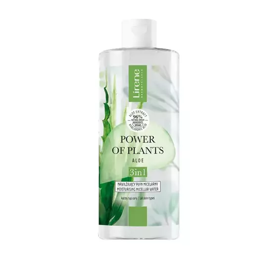 LIRENE POWER OF PLANTS ALOE MIZELLENWASSER 3IN1 400ML