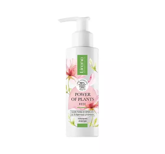 LIRENE POWER OF PLANTS ROSE ÖL-SCHAUM ZUR MAKE-UP-ENTFERNUNG 145ML