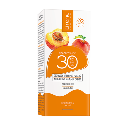 LIRENE SUN NÄHRENDE CREME UNTER MAKE UP SPF30 PEACHY SHOT 50ML