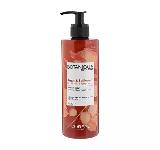 LOREAL BOTANICALS SHAMPOO FÜR GESCHÄDIGTES HAAR ARGAN- UND SAFLORÖL 400ML