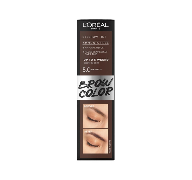 LOREAL BROW COLOR SET FÜR AUGENBRAUEN 5.0 BRUNETTE