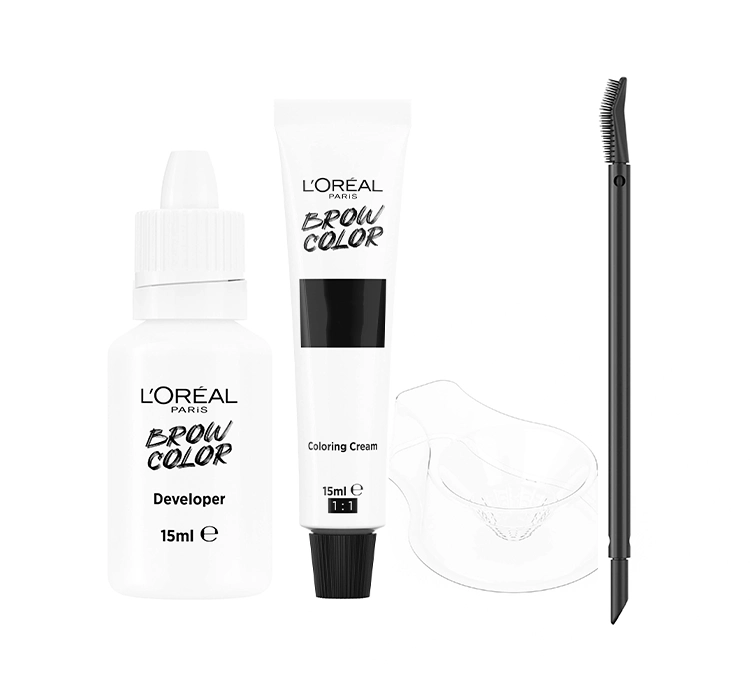 LOREAL BROW COLOR SET FÜR AUGENBRAUEN 5.0 BRUNETTE