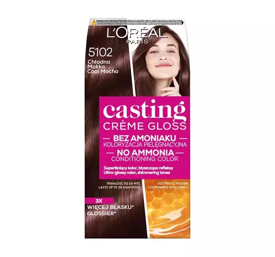 LOREAL CASTING CREME GLOSS HAARFARBE 5102 COOL MOKKA