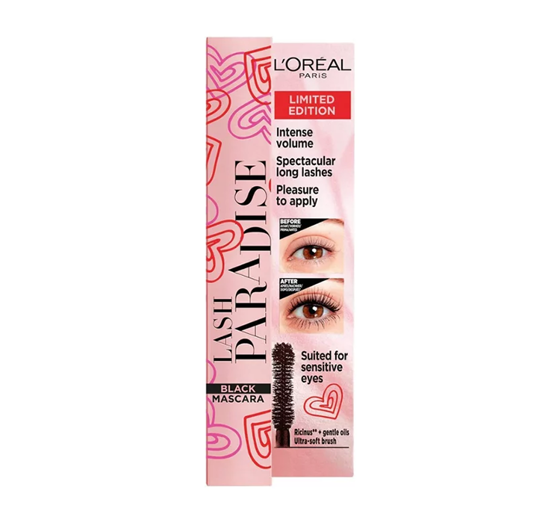 LOREAL LASH PARADISE VALENTINE´S DAY LIMITED EDITION WIMPERNTUSCHE INTENSE BLACK 6,4ML