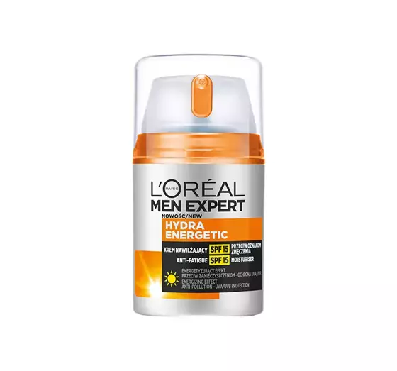 LOREAL MEN EXPERT HYDRA ENERGETIC FEUCHTIGKEITSCREME GEGEN ANZEICHEN VON MÜDIGKEIT SPF15 50ML