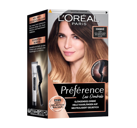 LOREAL PREFERENCE HAARFARBE OMBRE NATÜRLICHES DUNKELBRAUN