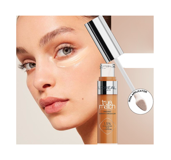 LOREAL TRUE MATCH RADIANT SERUM CONCEALER FÜR GESICHT UND UNTER AUGEN 1N 11ML